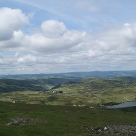 The view north from the top of Green Lowther, the highest point on the Estate
